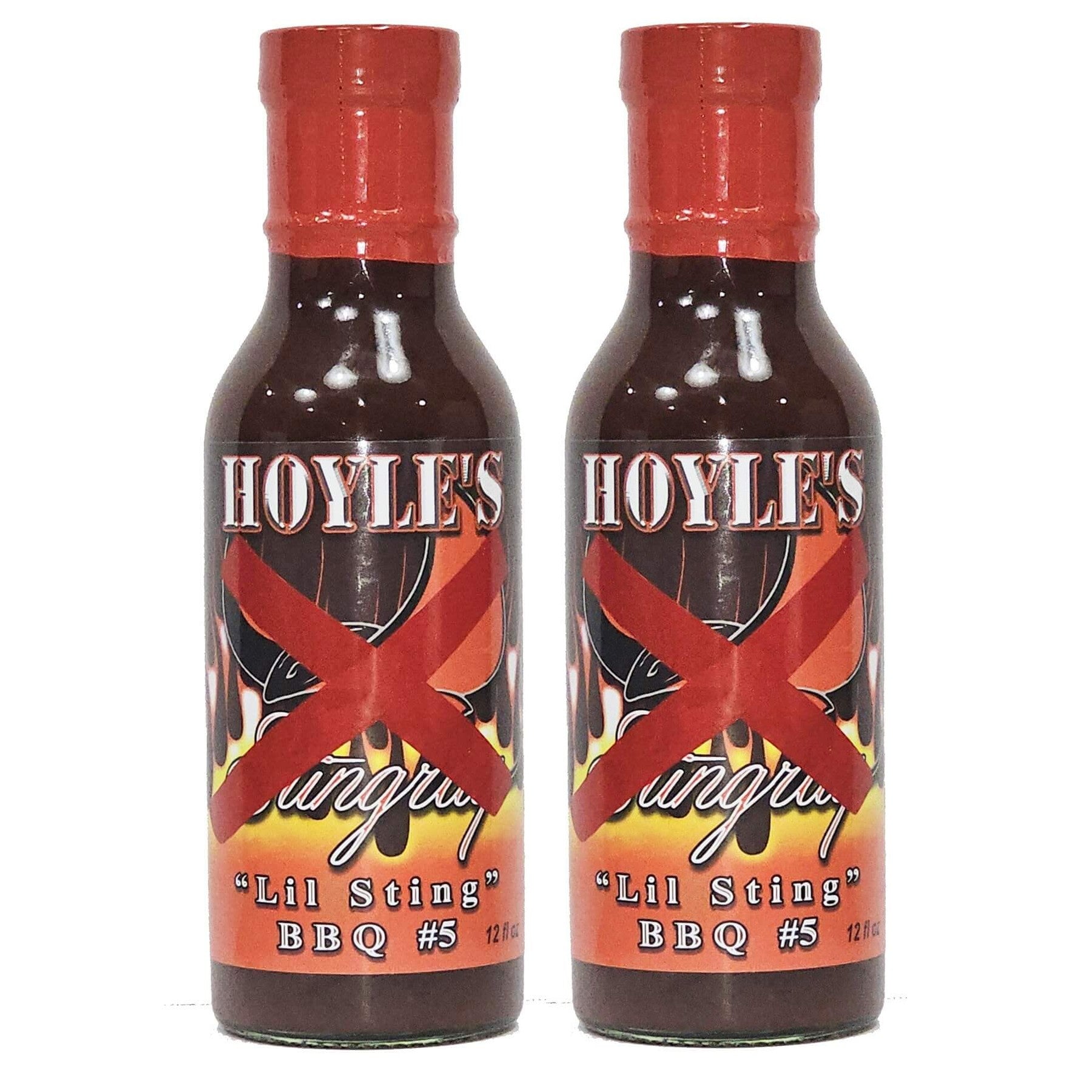 2 Pack of Hoyle's Experimental No 5 Lil Sting BBQ Sauce 12oz